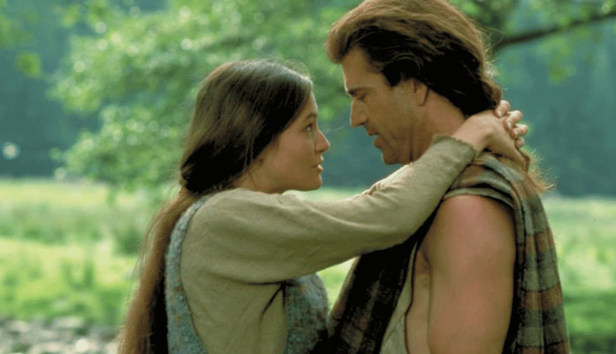 Mel Gibson in an iconic movie scene, favorite actor featured on Junnun Personal Space