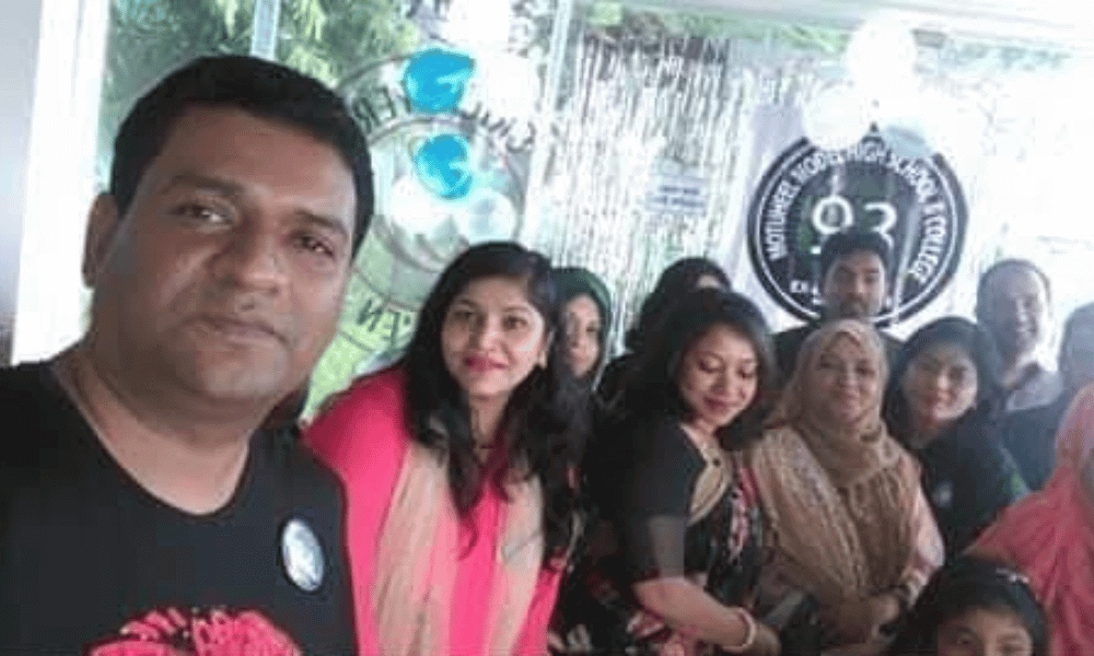 Motijheel Model School Batch 1993 alumni smiling