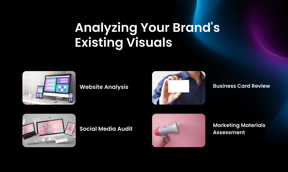 Illustration representing investment in visual branding, including logos, colors, and design elements to strengthen brand identity