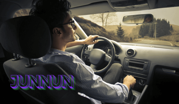 A person driving a car, lifestyle passion featured on Junnun Personal Space