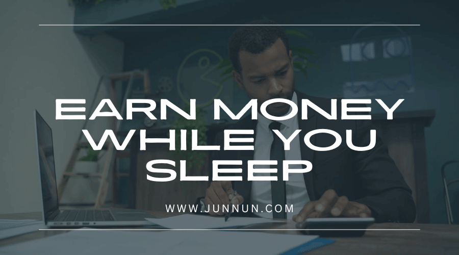 earning passive income through automated online systems displayed on a laptop dashboard.