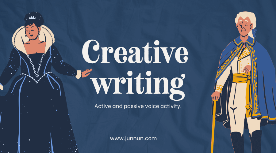 Illustration of a person writing an eBook on a laptop with digital book icons, publishing platforms, and passive income elements.